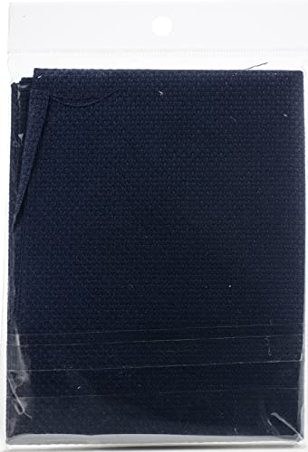 Image of 14 Count Aida Fabric Pre-Cut for Counted Cross Stitch - Navy