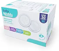Absorvente para Seios 30 Unidades Lolly