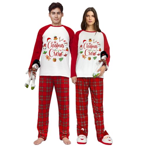 Merry Christmas Couple Christmas Matching Pajamas Set2