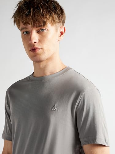 Image of Clans & Hans Men's Super Combed Cotton T Shirt, Regular Fit Round Neck Tshirt, Half Sleeves, Plain T-Shirt for Men
