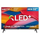 Metz TV 32 Pulgadas Smart TV, 32MQF7000Z, QLED, Smart TV 32 Pulgadas, HDR10, Dolby Audio, Bluetooth 5.1, Negro (DVB-T/T2/S/S2/C ATV, Ci+) 2025