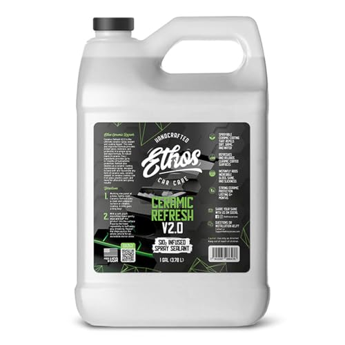 Image of Ethos Ceramic Refresh - Ceramics Coating Spray & Ceramic Sealant for Instant Gloss - Paint Restorer with 6+ Months Car Sealant Protection - SiO2 Spray for Car Detailing