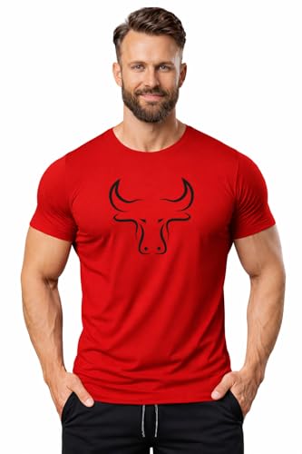 Image of 3Colours RGB Active Fit T-Shirt - Lightweight Polyester Sportswear-Bull