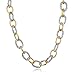 UNY New Style Trendy Elegant Vintage Retro Unique David Fahsion style 2 Tone Twist Wire link Women Short Necklace