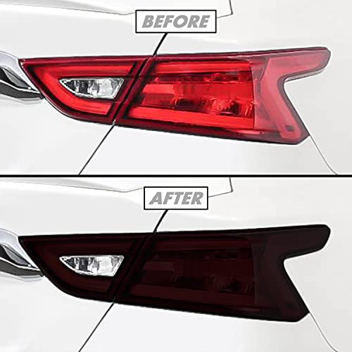 SlickMod PreCut Vinyl Smoke Tint for 2016-2018 Nissan Maxima Tail Light (2. Taillight Cutout, 20% Dark Smoke)