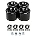 4 Pack with Bearings and Spacers Set Street Wheel for Skateboards Longboards Skateboard Wheel Set
