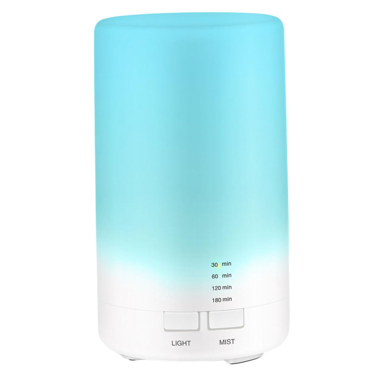 Difusor de Aceites Esenciales USB Silencioso 70ml, PP Blanco