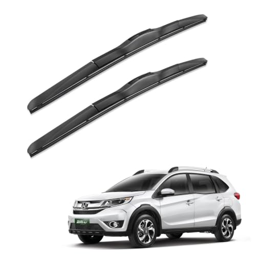 Image of Oshotto Frameless (O.E.M Type) Wiper Blades Compatible with Honda BR-V (22 inch / 16 inch)