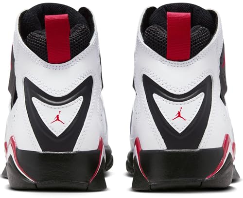 Jordan Big Kid's True Flight White/Varsity Red-Black (343795 160) - 5.54