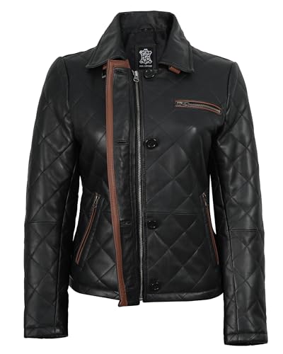 Image of Decrum Vintage Style Real Lambskin Casual Leather Jackets for Women