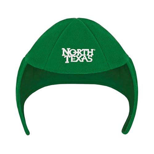 College Baby Infant & Toddler Chin Strap Beanie, North Texas Mean Green Logo, Unisex, Kelly Green, 2-5 Years