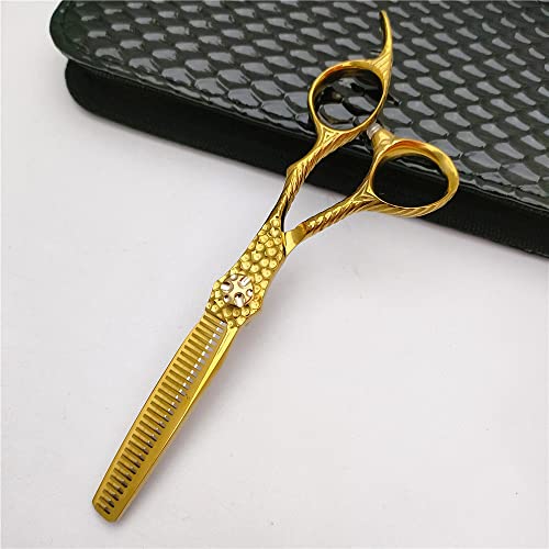 Ciseaux de coiffure professionnels 6 pouces en acier japonais 440C pour effilage
