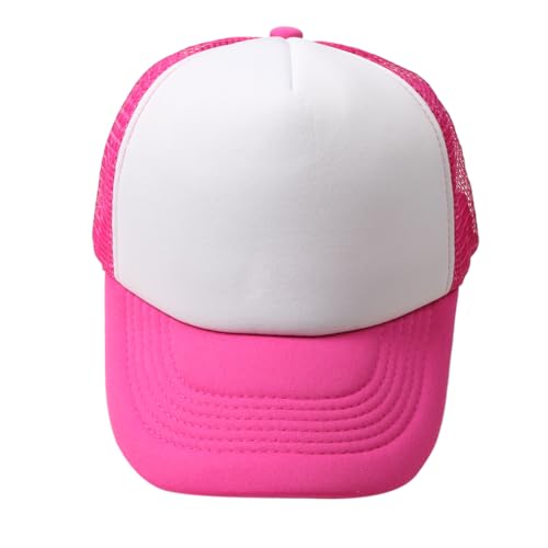 Image of TZ Promise Men Women Foam Trucker Hat Mesh Cap Solid Colors Lightweight with Adjustable Snapback Collection