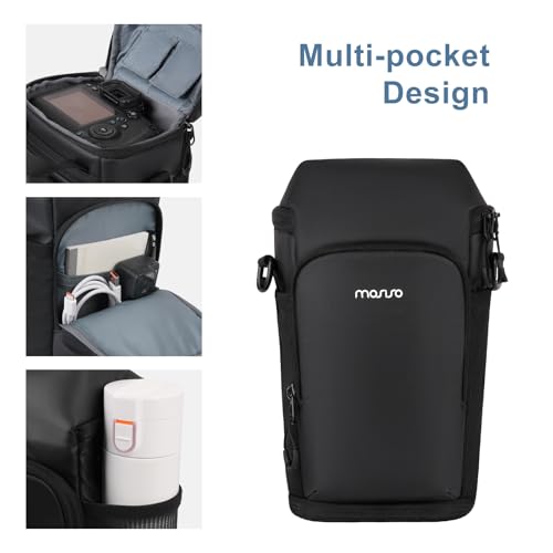 Bolsa para cámara MOSISO para DSLR y SLR negra miniatura 5