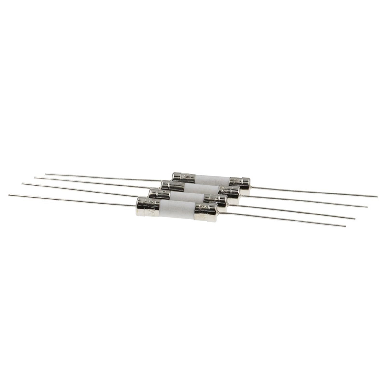5 x 20 mm szybka przerwa ceramiczny bezpiecznik rurowy nośny bezpiecznik 250 V 100 sztuk (powolny T, 2,5 A)