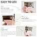 UOHSI CHING Stitch Gun for Clothes, Handheld Stitch Gun Quick Clothing Fixer, Clothing Stitch Gun Micro, Includes 6 Needle, 1000 Black Fasteners & 1000 White Fasteners, Black