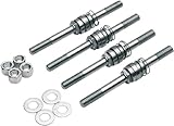 CycleVisions BareBacks CV-128 - Kit de montaje de alforjas de desmontaje rápido