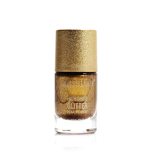 Swiss Beauty Sb-Ms60 High Shine Glitter Nail Polish Shade 07 – Premium Look, High Coverage And Shine, Classy Look, Chip-Resistant Formula, Nail Polish, Makeup Nail Polish, Nail Paint
