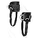 Pssopp Ankle Straps, 2pcs Padded Ankle Cuffs with 4 Sturdy D Rings for Leg Workouts, Comfortable Rubber Material for Cable Machine Fitness