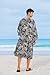 COOFANDY Long Sleeve Kimono Men Open Front Cardigan Men's Light Weight Robe 2 Piece Mens Fashion Shawl Summer Poncho