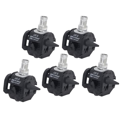Conector de perforacion para evitar cortes de luz con abrazadera resistente 1KV 2