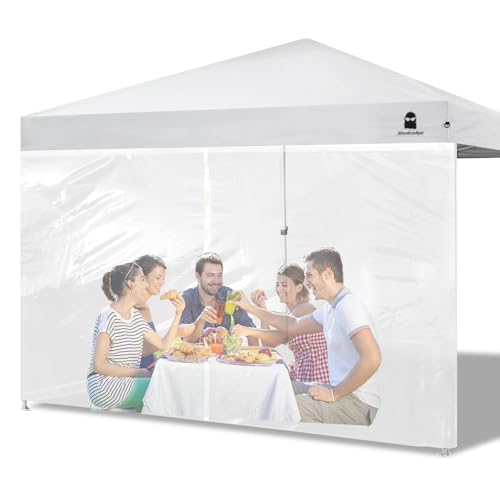 MordenApe Clear Sidewall with Zipper Transparent Canopy...
