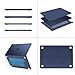 MOSISO Compatible with MacBook Air 15 inch Case M4 M3 M2 2025 2024 2023 Release A3241 A3114 A2941 with Touch ID, Plastic Hard Shell Case&Keyboard Cover&Screen Protector&Storage Bag, Haze Blue
