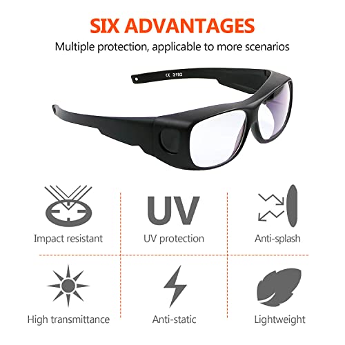 Co2 Laser Safety Protective Goggles Laser Glasses Eye Protection 10600Nm Reflective Laser Proof Glasses Co2 Laser Engraving Cutting,9000-11000Nm Glasses For Laser Protection With Din Certco Certified #TOP1