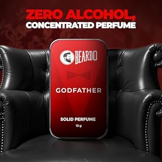 BEARDO Godfather Solid Perfume Wax For Men 10G | Strong & Lasting Fragrance | For Date Night | Gift For Friends | Gift for men | Gift For Husband | Gift for Men