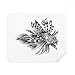 Marine Life Black Fish Illustration Cleaning Cloth Screen Cleaner 2pcs Suede Fabric