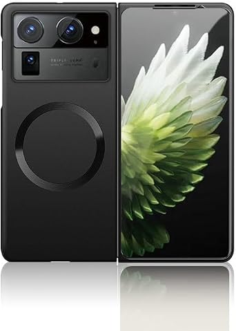 Compatible with Tecno Phantom V Fold2 Case Cover,Compatible with Tecno Phantom V Fold 2 Ultra-Thin Hard PC Shockproof Protective case with Built-in Magnetic Suction Black