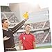 BESPORTBLE 3sets Referee Flags Yellow Soccer Penalty Flag Tossing Sports Game Props 6pcs*3