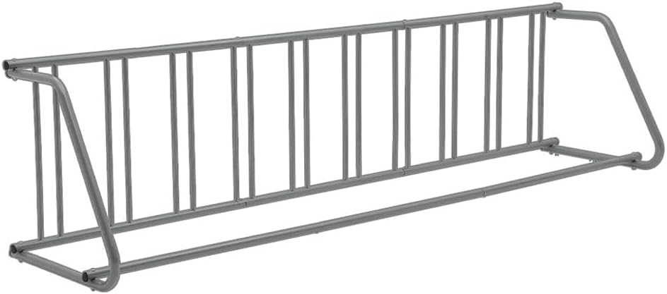 Commercial Grid Bike Rack for 10 Bikes, Single-Side, Heavy Duty Steel Bike Stand Floor, Outdoor Metal Stand Bicycle Parking Rack for Garage, Street, Retail, School, Yard, Bicycle Shop