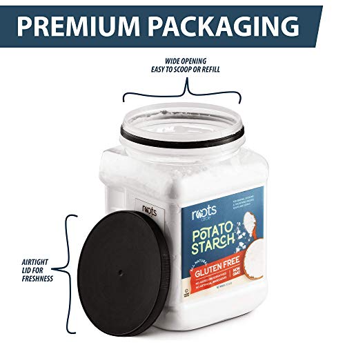 image for Roots Circle Gluten-Free Potato Starch | 1 Pack of 21oz Jar 100% Pure 