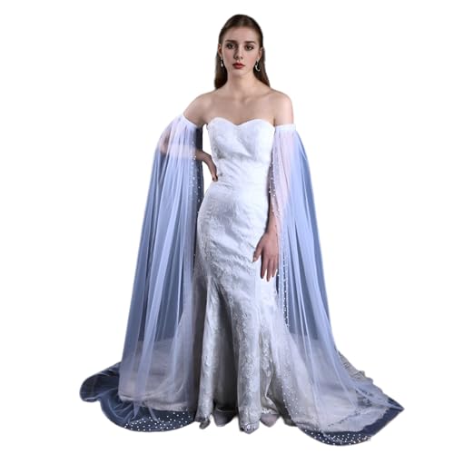 Mangas de encaje de boda largas accesorio nupcial brazo vestido velo perlas 3