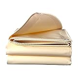 WZHIJUN Plane 5 X 7m Beige Schwer Plane, Wasserdicht, Benutzt for Camping Wagen Brennholz (Color : Beige, Size : 1.5×2m)