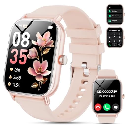 Montre Connectée Homme Femme,1.85"HD Smartwatch avec Appel Bluetooth,Montre de fitness 110+ Mode Sport avec Podomètre,Sommeil,Fréquence Cardiaque,Spo2,Etanche IP68 Montre Intelligente pour Android iOS