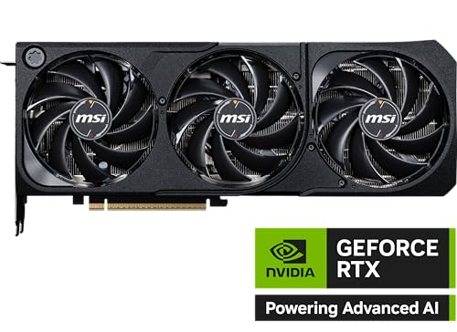 Image of MSI Gaming RTX 5070 TI 16G Shadow 3X OC Graphics Card (16GB GDDR7, 256-bit, Extreme Performance: 2497 MHz, DisplayPort x3 2.1a, HDMI 2.1b, NVIDIA Blackwell Architecture)