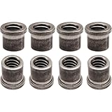 8 Pack Weld Nuts,3/8'-16 Weld-On Nut tabs,for Casters or Leveling Feet,Plenty of Meat for Welding (3/8'-16)