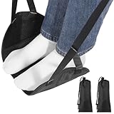 Wheelchair Leg Rest Footrest, Hammock Chair Foot Rest, Adjustable Wheelchair Accessories, Comfort Support for Adults, 2 Pack with Storage Bag