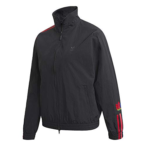 Veste adidas Originals femme noire et multicolore grande taille L zippée