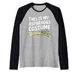 Dies ist mein Spargelkostüm Bio -Lebensmittelgrün -Gemüse Raglan