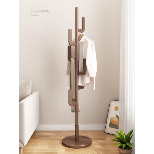 Perchero de madera de cactus de nogal decorativo para el dormitorio 3