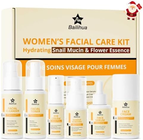 Kit de Skin Care para Mujer | Set de Regalo de Rutina Facial Comp...