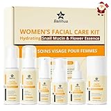 Kit de Skin Care para Mujer | Set de Regalo de Rutina Facial Completa con Mucina de Caracol | Incluye Desmaquillante,...