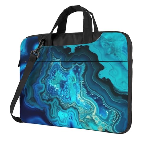 Sac à bandoulière ordinateur turquoise vif pour le bureau et la fac