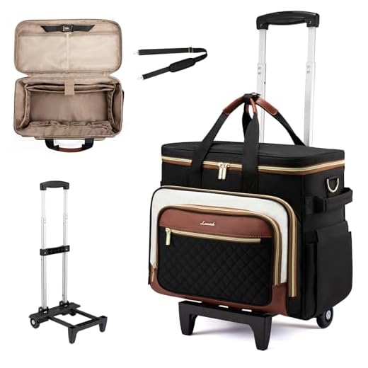 LOVEVOOK Rolling Teacher Bag with Laptop Compartment