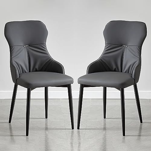 Chaise de salle à manger LiChA lot de 2 rembourrée et facile à nettoyer
