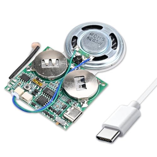 Facile da usare: controllo del sensore di luce, quando viene rilevata la luce, il modulo riproduce automaticamente la musica. Autoadesivo sul retro del modulo audio facilita l'installazione. Batteria ricaricabile, ricaricabile tramite micro USB. Anche il volume è regolabile