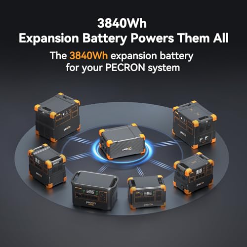 Image of pecron EP3800-48V 3840Wh, Expand Capacity for E3600LFP /E3800LFP /F3000LFP /E2400LFP /E1500LFP /E1000LFP